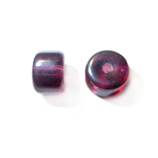 Purple glass bead luster