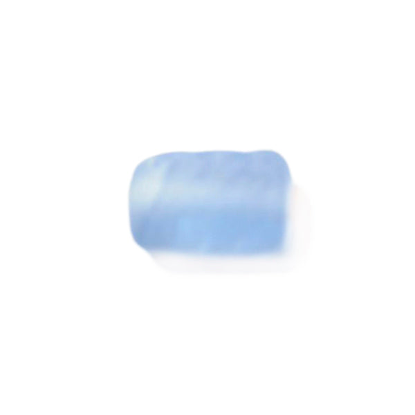 Frosted Blue glass bead