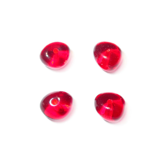 Red glass bead