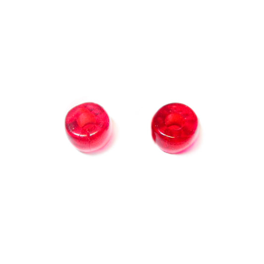 Red glass bead