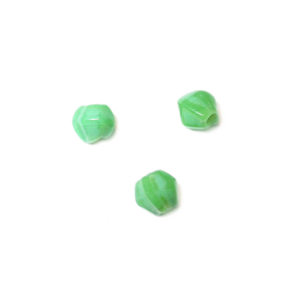 Green glass bead