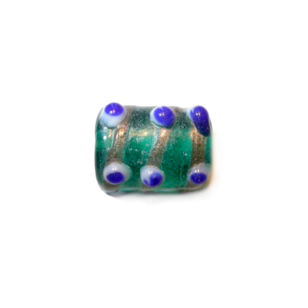 Green, Italian Style glass bead