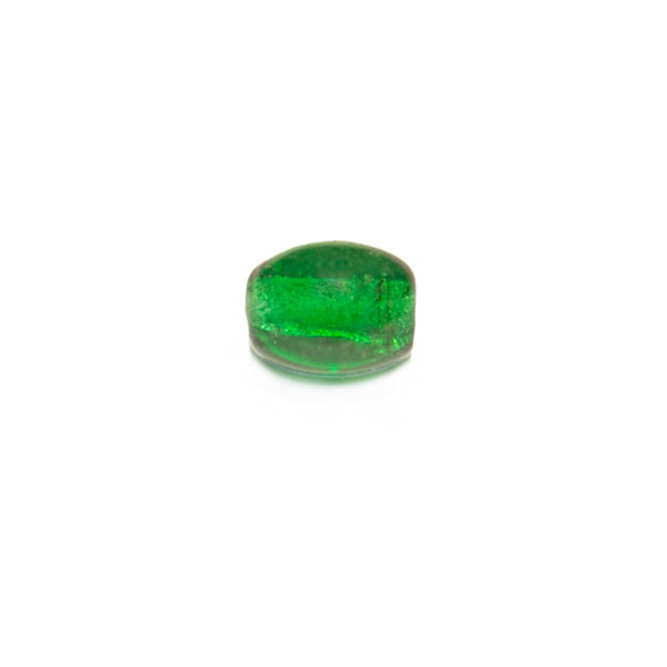 Green glass bead