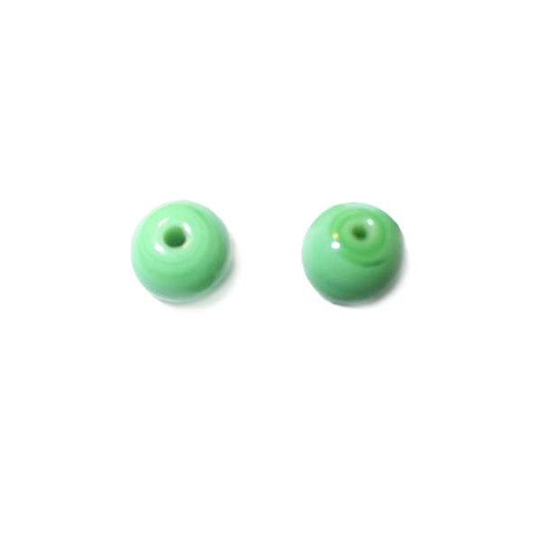 Small Green glass bead