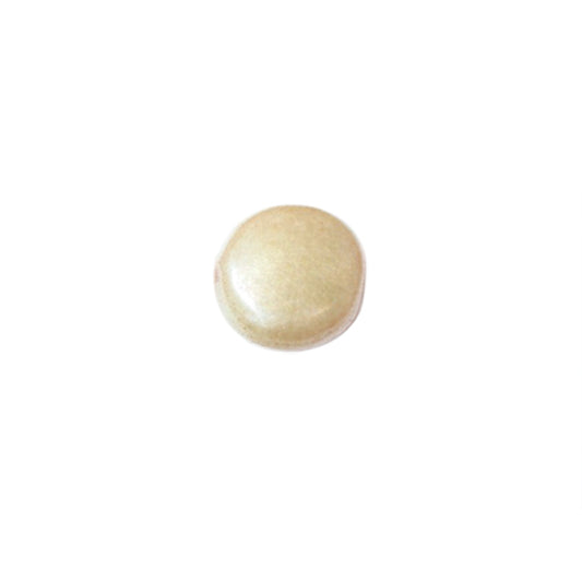 Lightbrown round glass bead