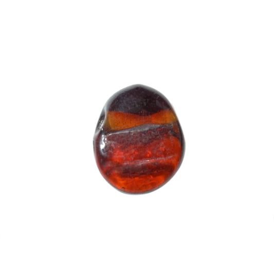 Brown small glass charm