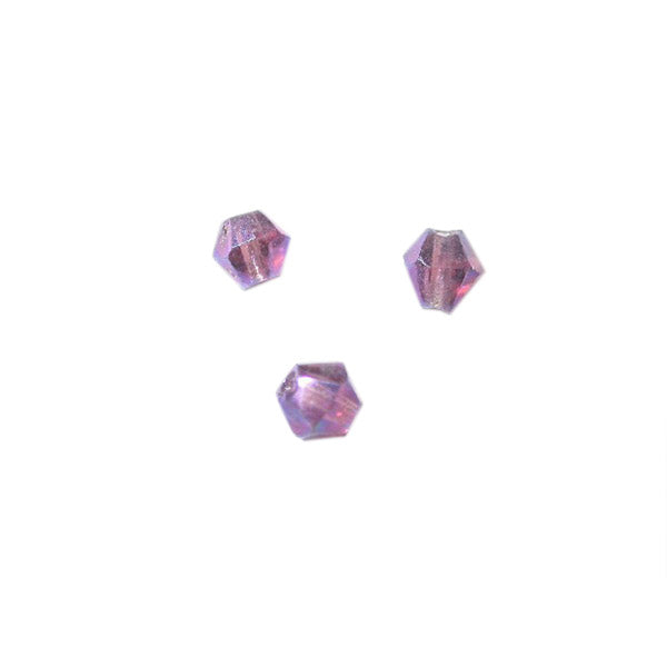 Purple glass bead 4 mm