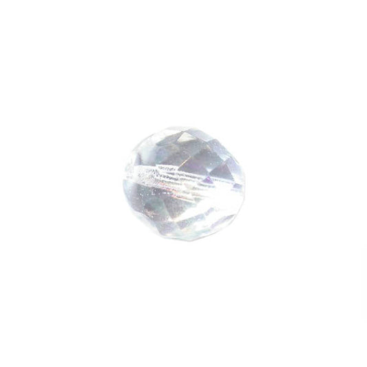 Crystal faceted glass bead 12 mm