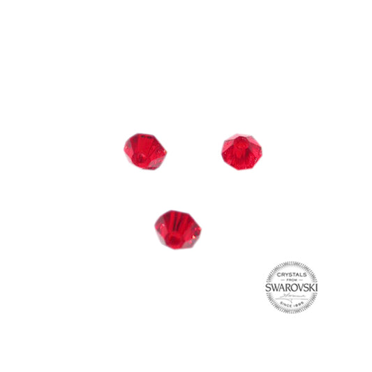 Klassiek rood Swarovski bicone bead 4 mm