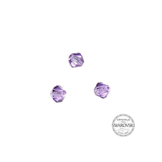 Violet Swarovski bicone bead 4 mm