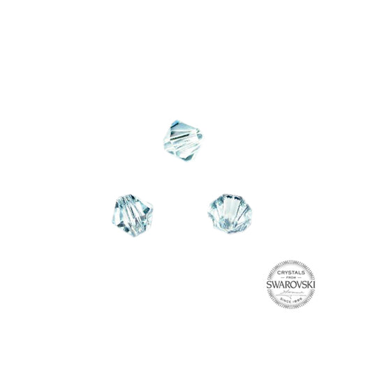 Ice blue Swarovski bicone bead 4 mm