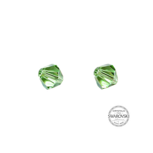 Peridot Swarovski bicone bead 6 mm