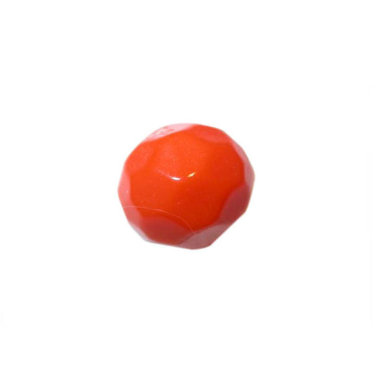 Orange polyester bead