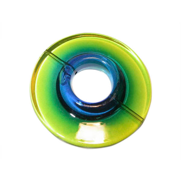 Groene polyester donut