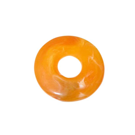 Orange brown polyester ring