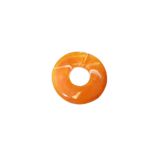 Oranje bruine polyester ring medium