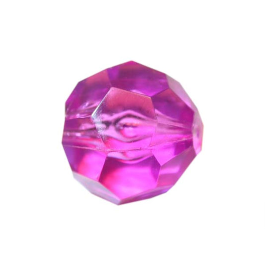 Purple polyester bead