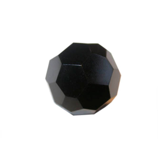 Black polyester bead