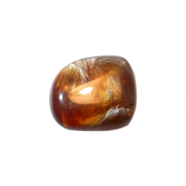 Brown polyester bead