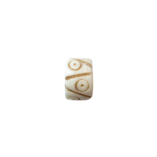 Cream coloured bone bead