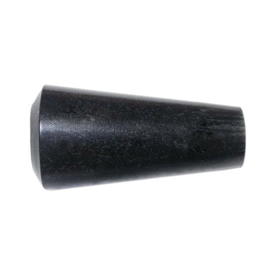 Blackbrown bone coneform bead