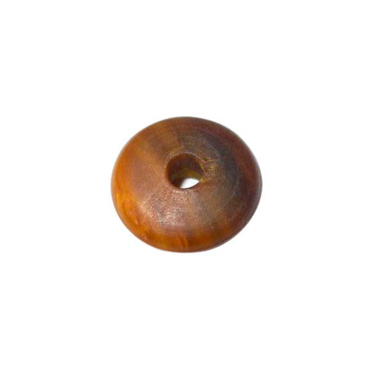 Wooden brown-yellow disc