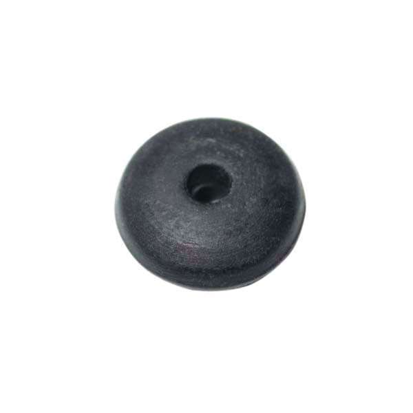 Black wooden disc