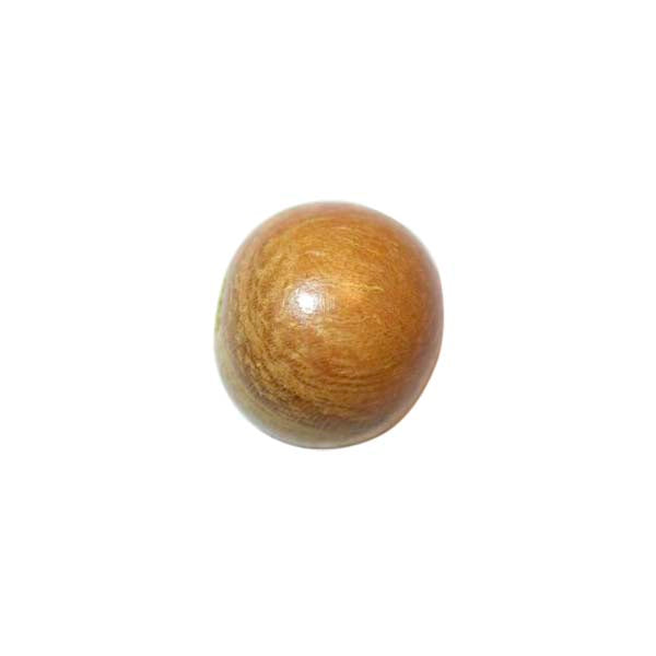 Lightbrown round wooden bead