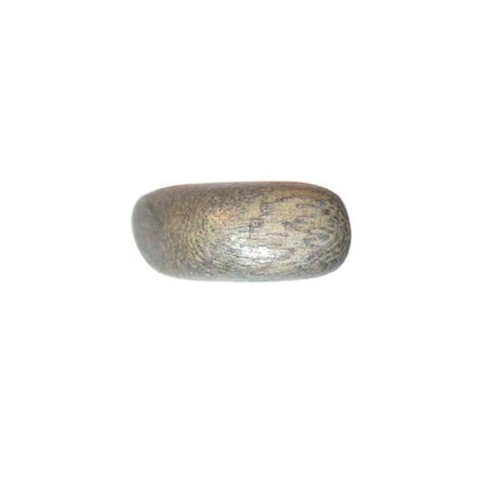 Greybrown wooden bead