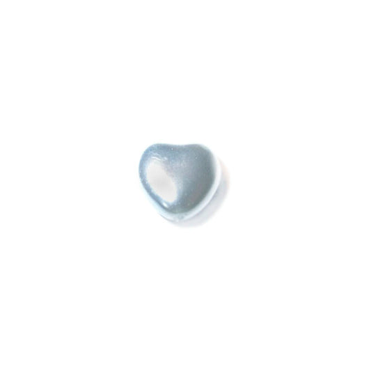 Pearl Alice Blue (Light Blue), heart 8 mm