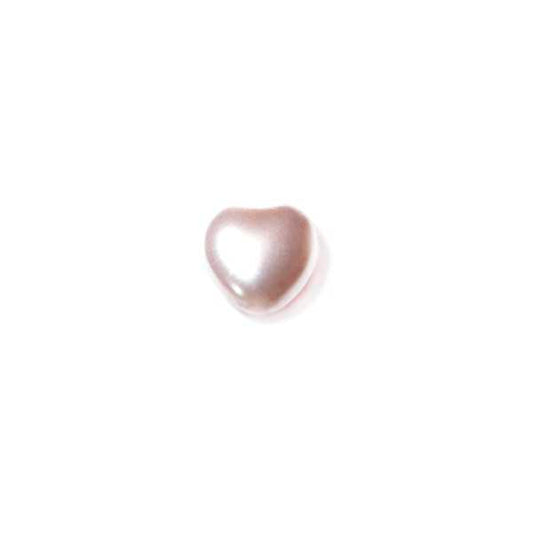 Pearl Papaya Whipe, heart 8 mm