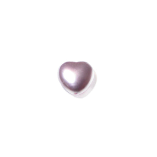 Pearl Mistyrose, heart 8 mm