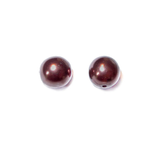 Parel Maroon (lichtbruin) 8 mm