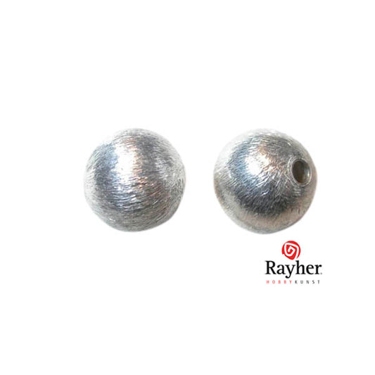 Round silver bead 10 mm