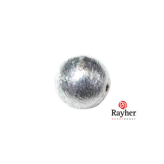 Round silver bead 12 mm