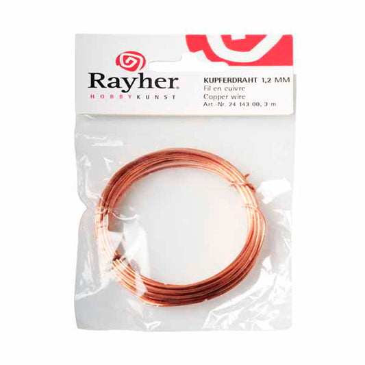 Copper wire 1,2 mm from Rayher