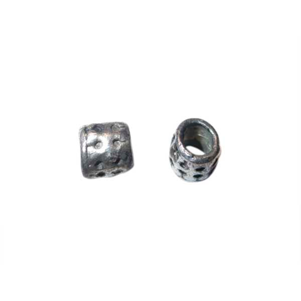 Metal bead, big hole (4mm)