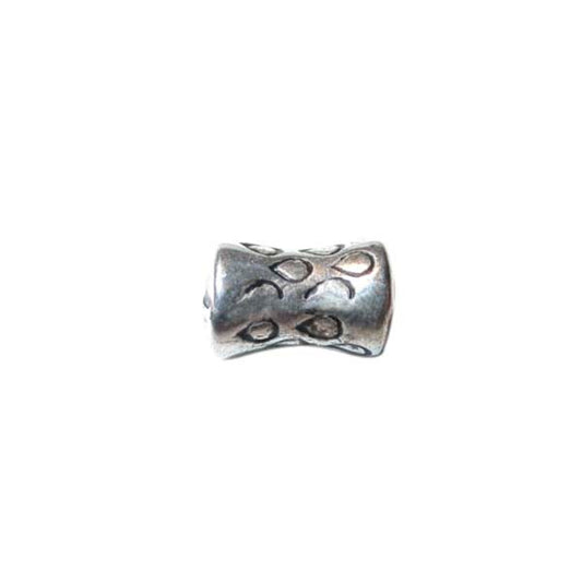 Metal coloured diabolic bead