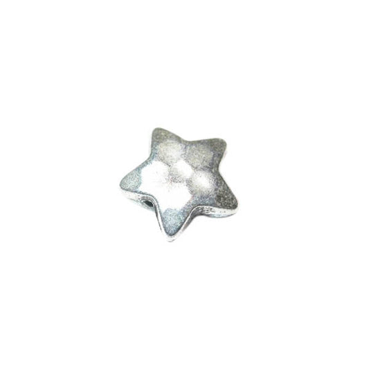 Star form bead with metalcoating