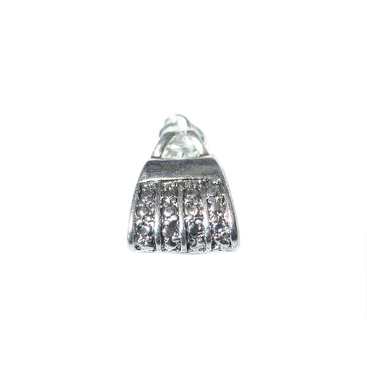 Metal colored bag Charm made of metal with decorations