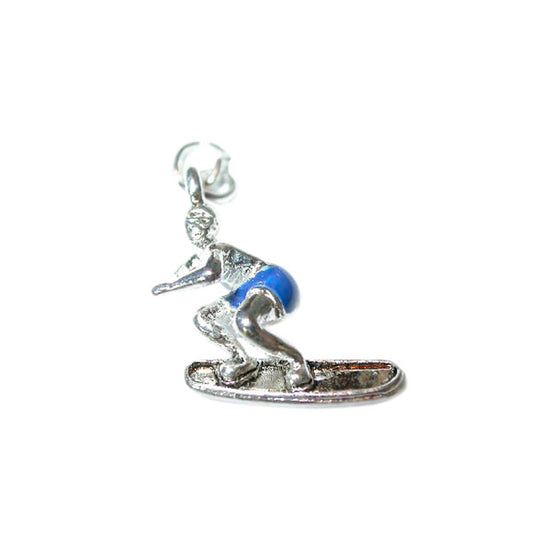 Surfer Charm made of metal