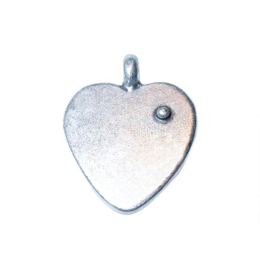 Massive metal heart pendant