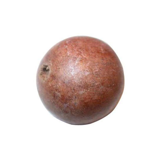 Brown wooden bead