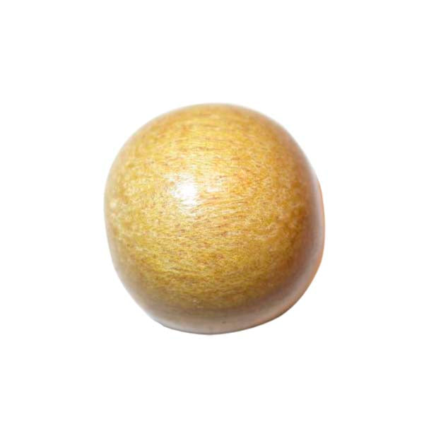 Lightbrown wooden bead