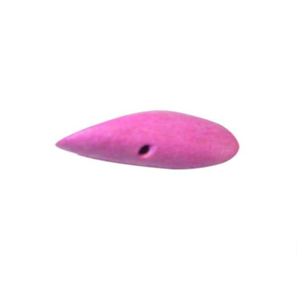 Pink wooden bead