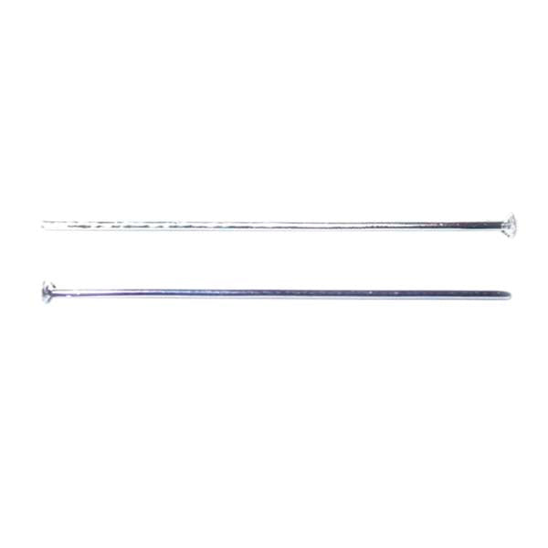 Silvercoloured head pin 70 mm