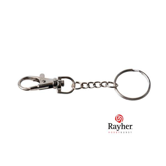 Silver colored key ring from Rayher