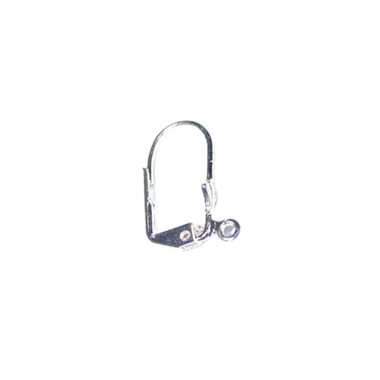 Silver colored Ear hook, per piece