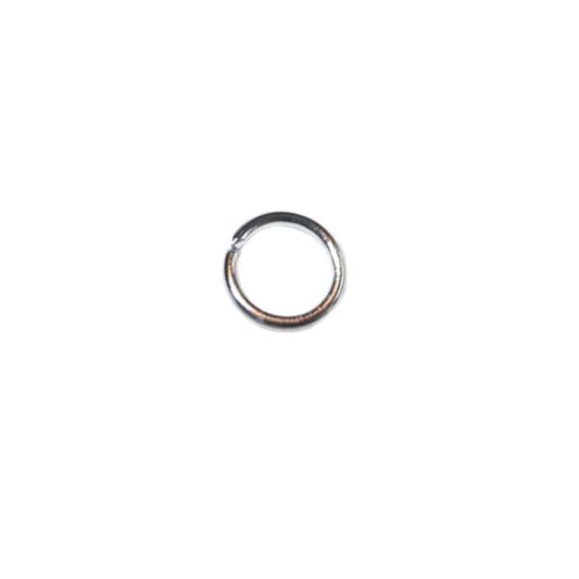 Metal colored jump ring 6 mm