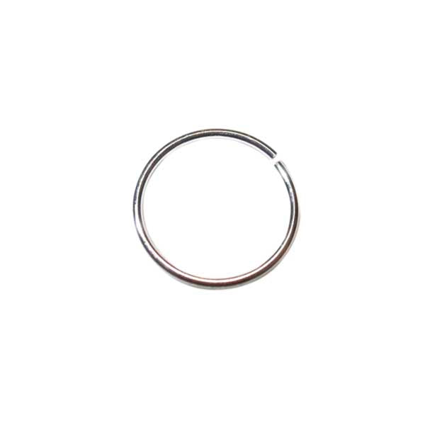 Silver colored Jump ring 15 mm